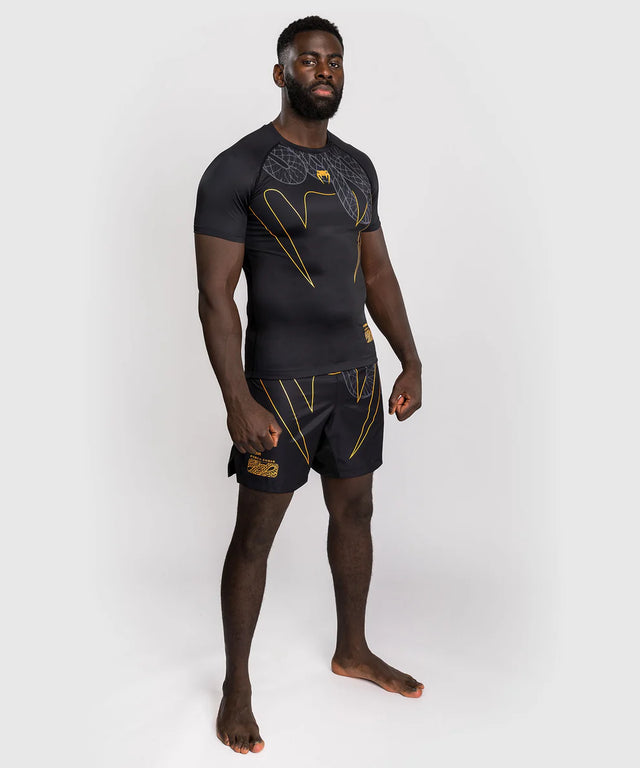 Rashguard Venum Serpenti manches courtes – Noir