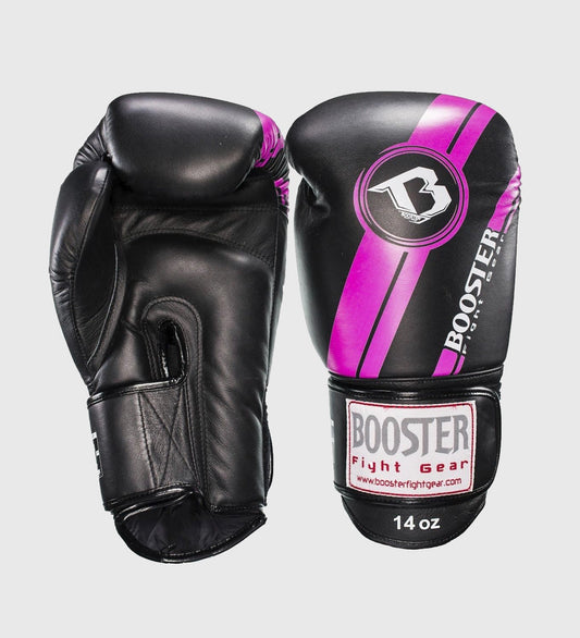 Gants de boxe Booster V3- Noir/Rose