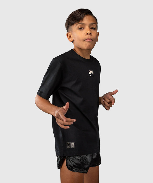 T-shirt Venum Fight Icon – Bambini – Nero