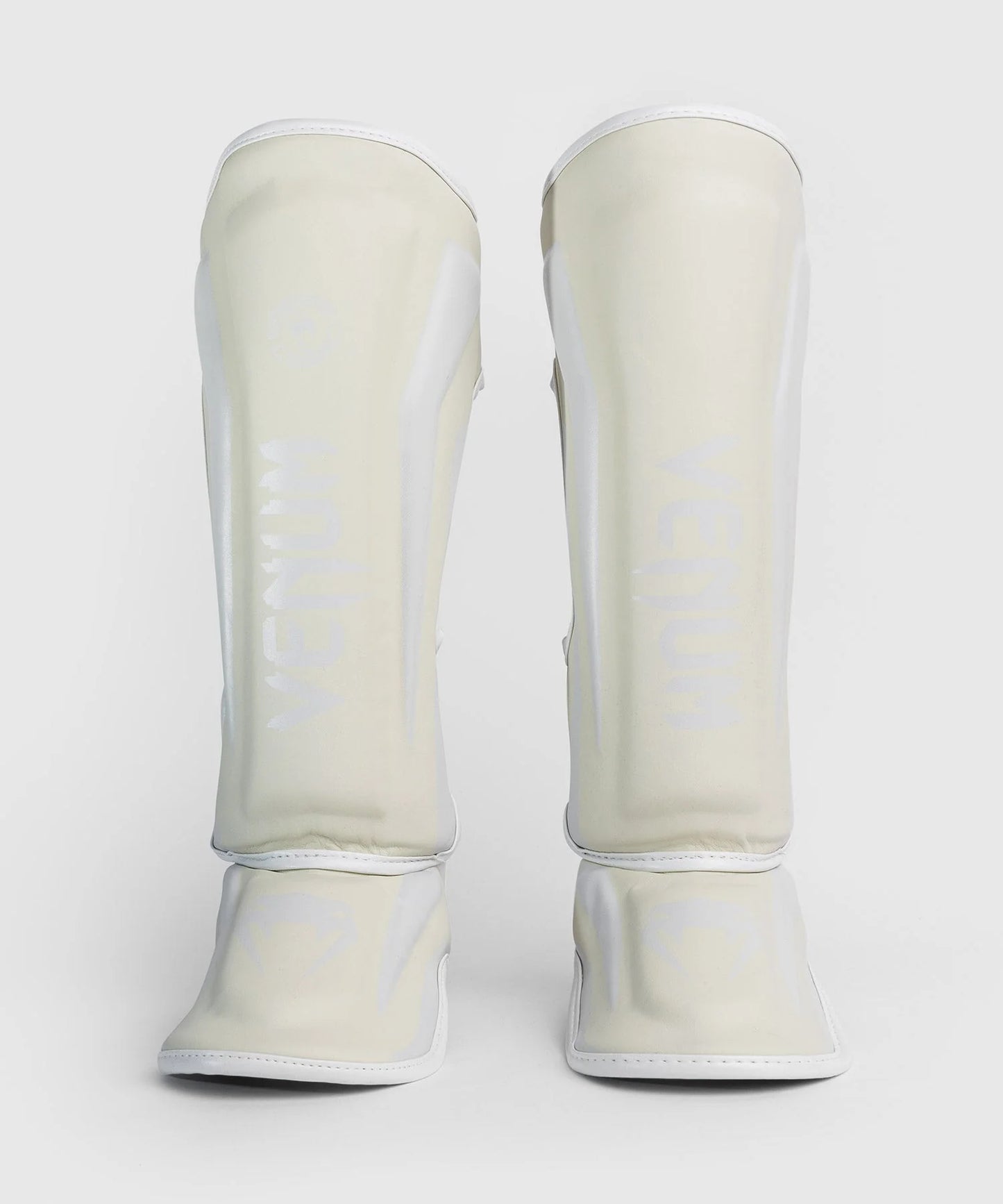 Protège-tibias Venum Elite - Blanc/Blanc