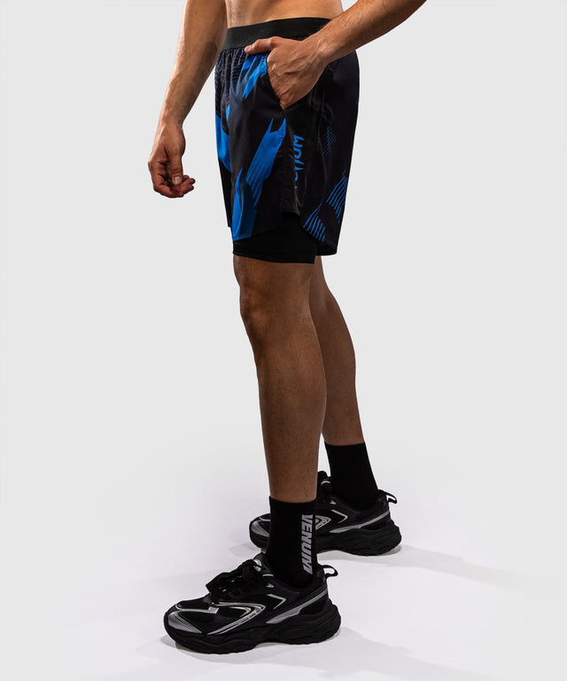 Shorts de compression Venum No-Gi 6.0 – Noir/Bleu