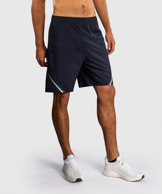 Shorts d'entraînement Venum G-Core – Bleu marine/Blanc