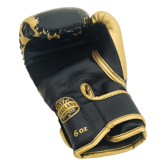 Booster Boxhandschuhe BG Marble Kinder – Gold/Schwarz
