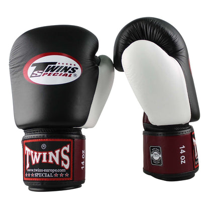 Gants de boxe Twins BGVL4 - Noir/Rouge/Blanc