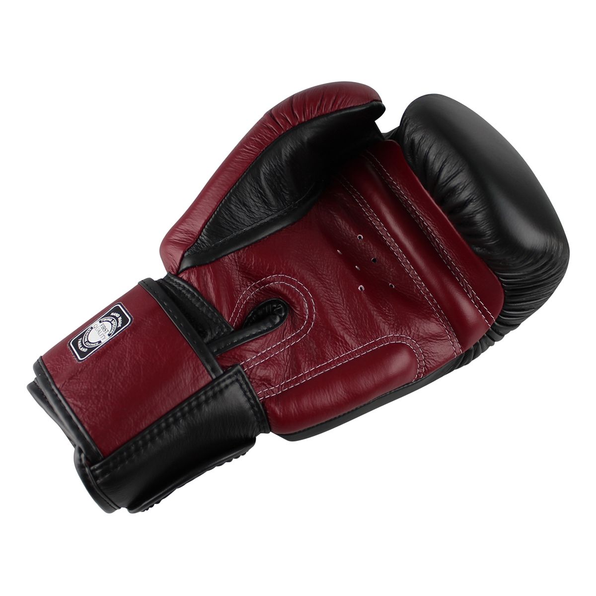 Gants de boxe Twins BGVL3 - Noir/Bordeaux Rouge