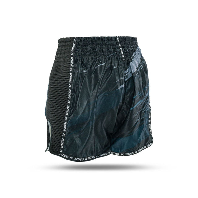 King Pro Boxing Kickbox-Shorts Storm – Schwarz/Grau