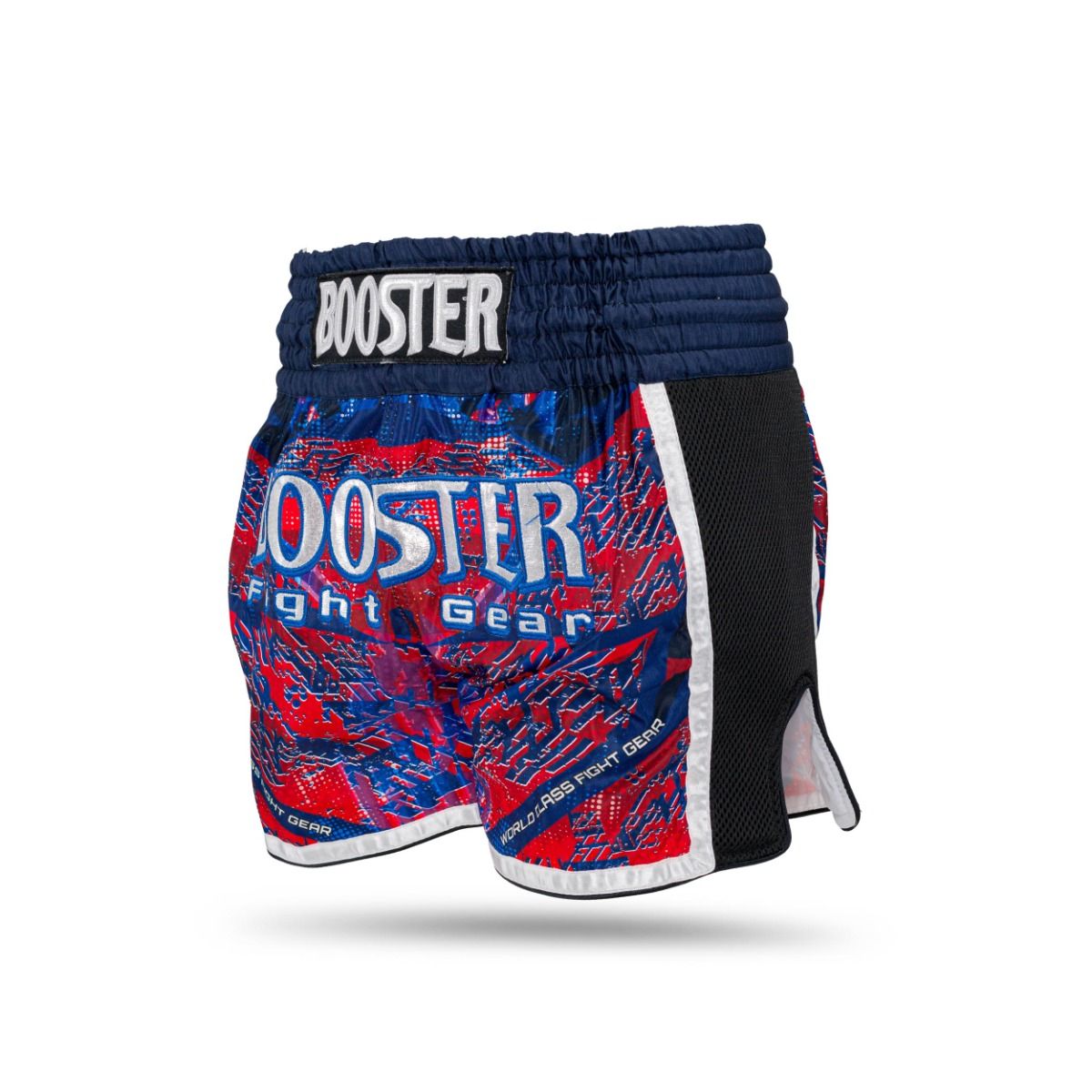 Short Muay Thai Booster Alien - Bleu/Rouge