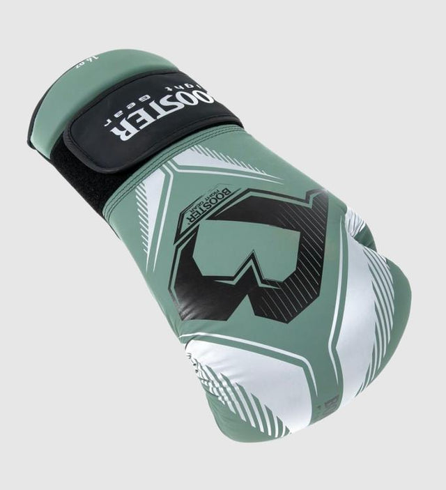 Gants de boxe Booster Bangkok – Vert/Argent/Noir