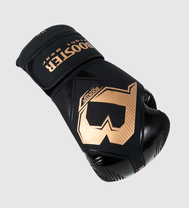 Guantes de boxeo Booster Bangkok – Negro/Oro