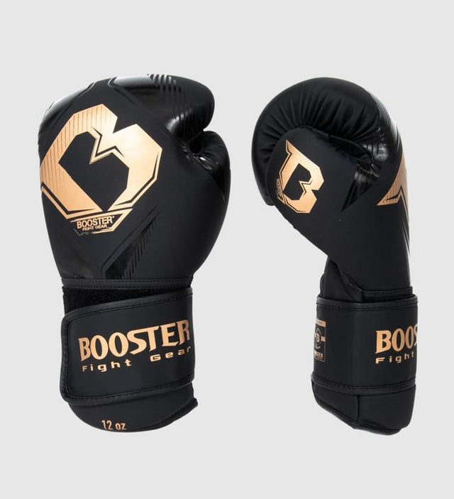 Guantes de boxeo Booster Bangkok – Negro/Oro