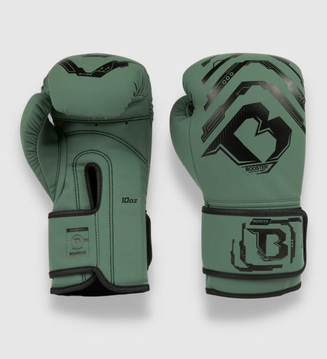 Guantes de boxeo Booster Kickboks Elite Youth Kids – Caqui/Negro