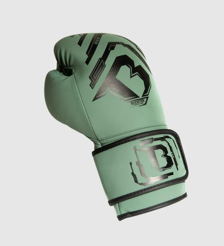 Gants de kickboxing Booster Elite Kids – Kaki/Noir