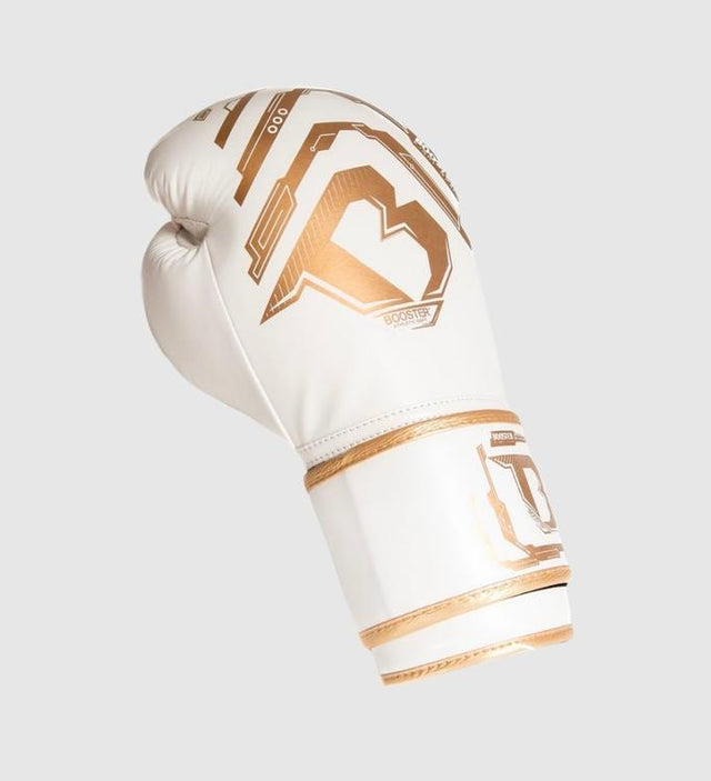 Gants de boxe Booster Kickboks Youth Elite Kids – Blanc/Or