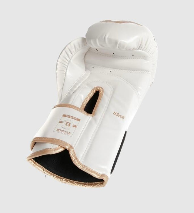 Gants de boxe Booster Kickboks Youth Elite Kids – Blanc/Or