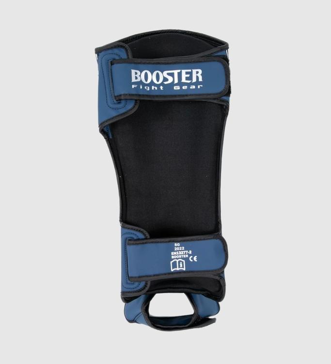 Booster Kickboks Scheenbeschermers Bangkok - Blauw/Zilver/Zwart - Scheenbeschermers