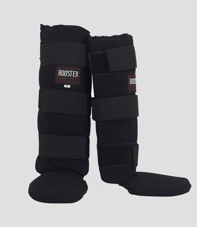 Protège-tibias Booster Kickboks BTSG Curved – Noir – Protège-tibias