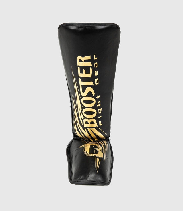 Espinilleras Booster Kickboxing Kids – Negro/Oro – Espinilleras
