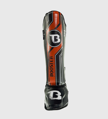 Protège-tibias Booster Kickboks V9 – Noir/Rouge – Protège-tibias