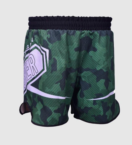 Booster MMA Shorts B Force 3 – Schwarz/Grün/Weiß – Shorts