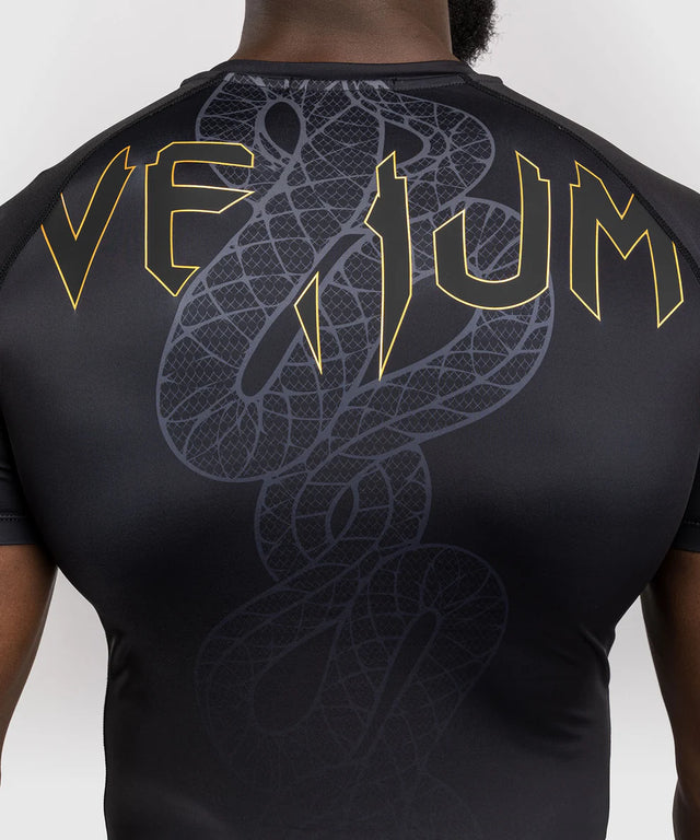 Rashguard Venum Serpenti manches courtes – Noir