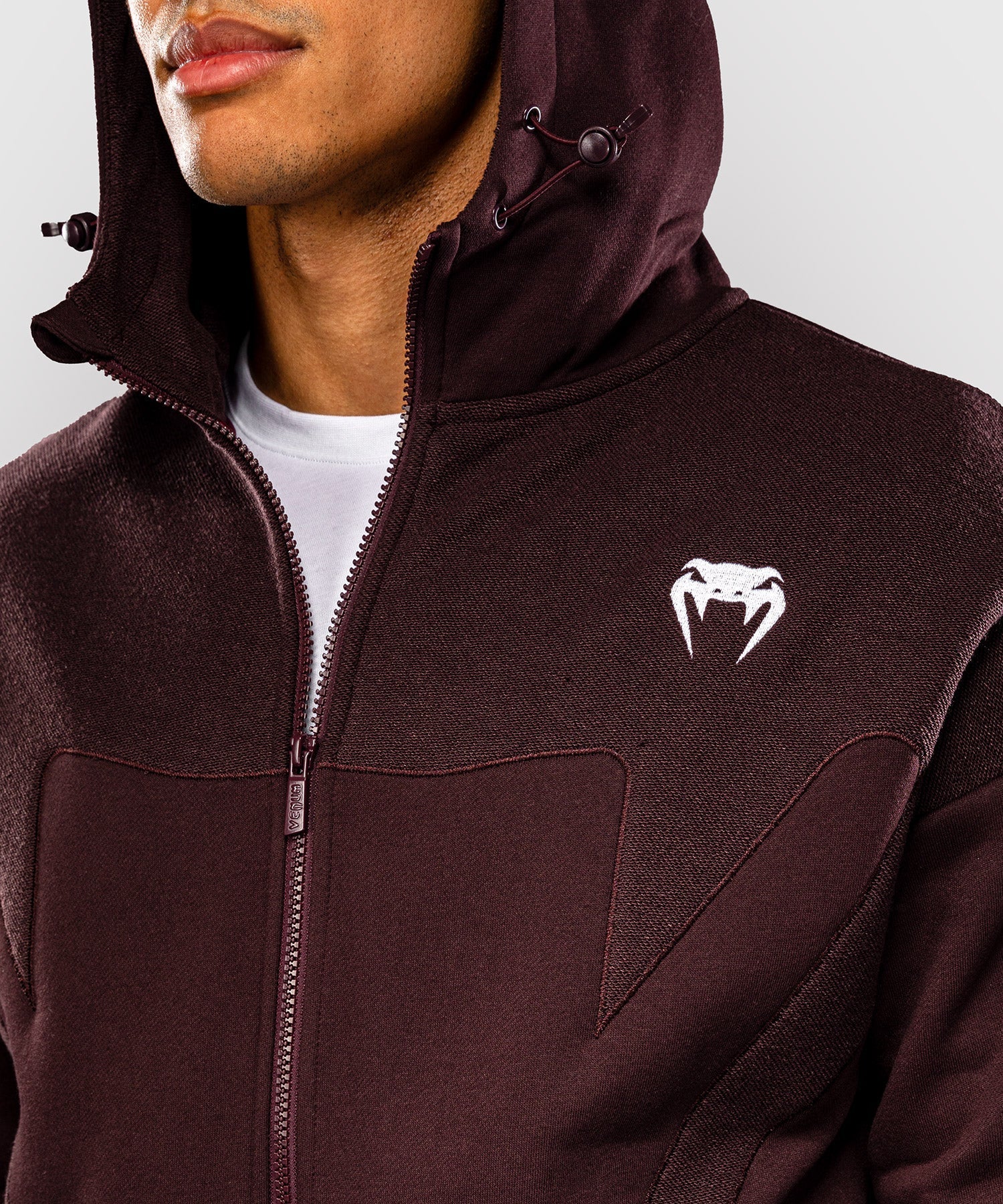 Chaqueta de entrenamiento Venum Attack Fleece & Weave – Burdeos