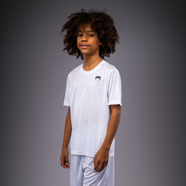 Venum T-Shirt Lineup Kurzarm Kinder – Weiß/Schwarz