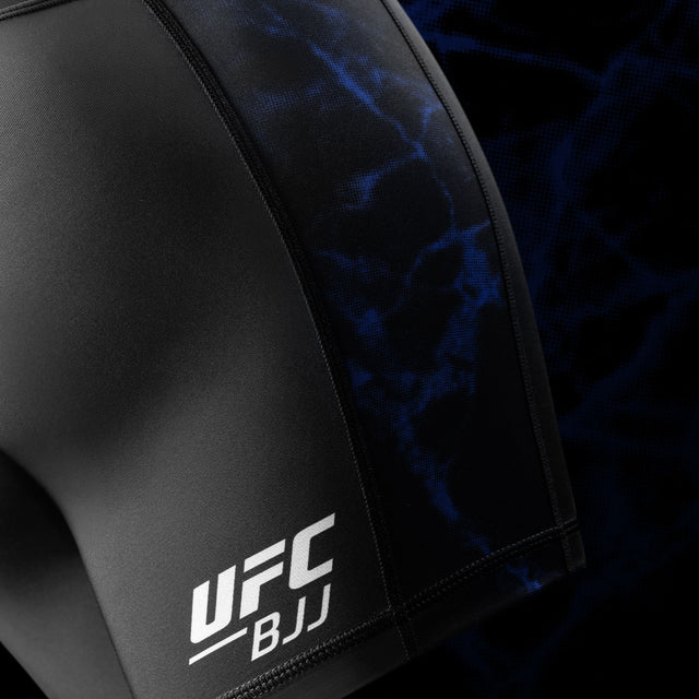 Shorts de compression BJJ Hayabusa x UFC Femme – Noir/Bleu