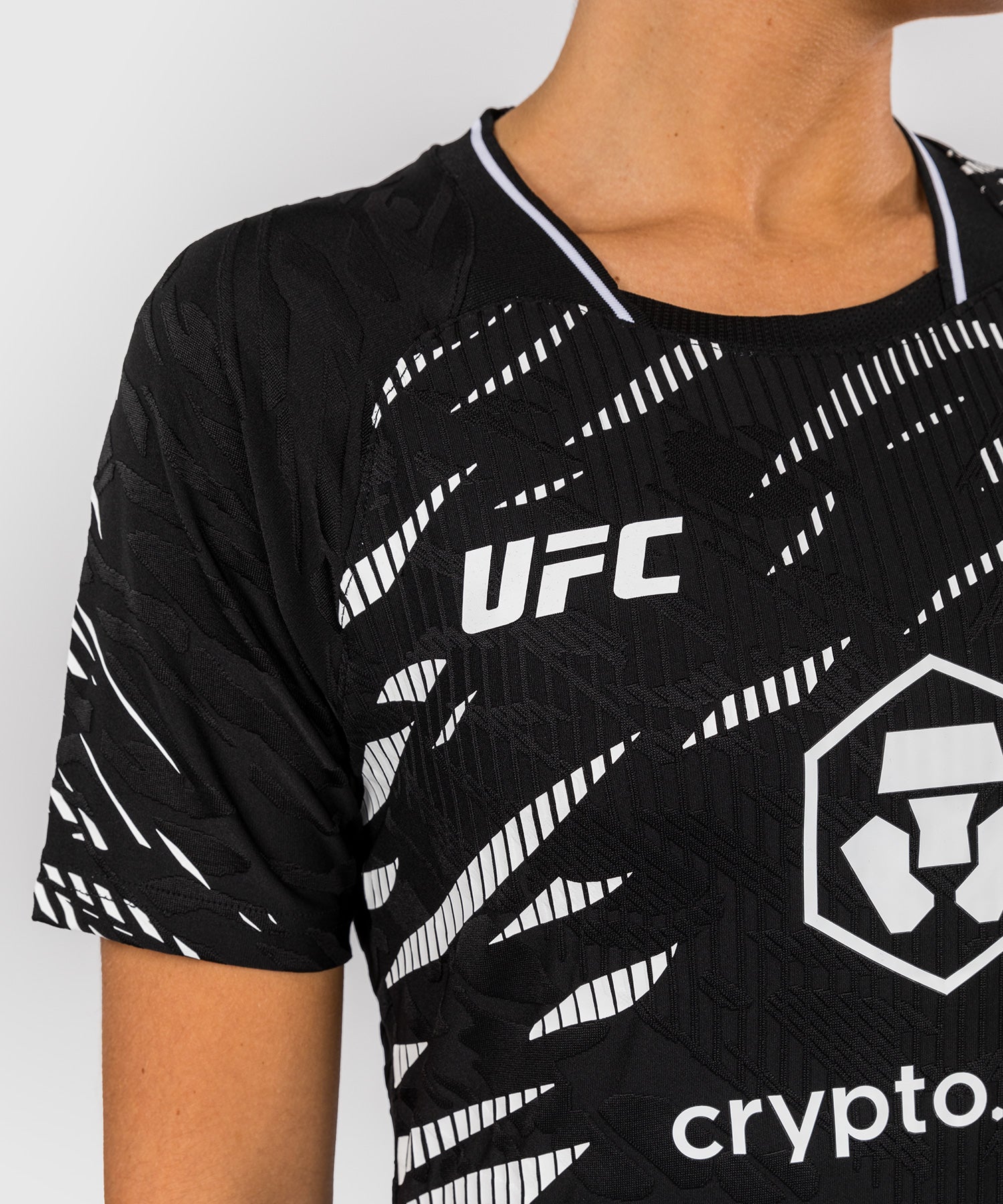 T-shirt UFC Venum Fusion Fight Night – Donna Nero