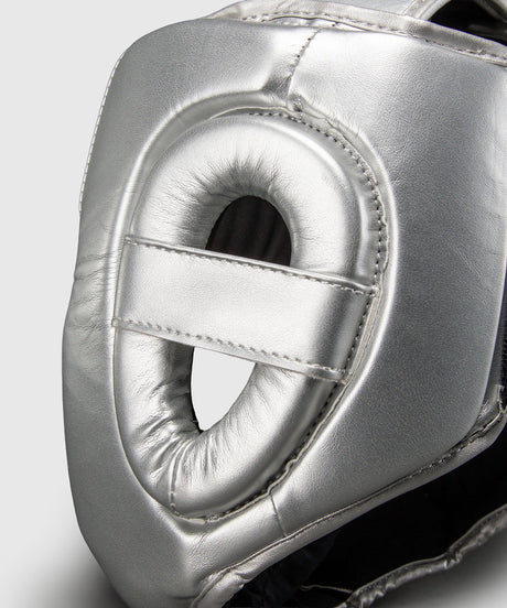 Casco Ringhorns Charger – Argento/Nero - chiusura