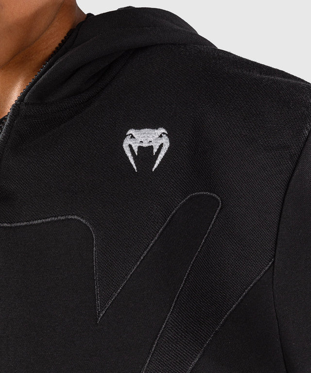 Chaqueta de entrenamiento Venum Attack Fleece & Weave Niños – Negro