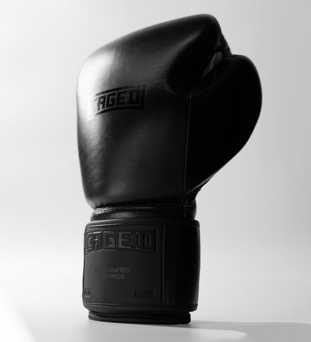 Guantoni da boxe Caged 'X' Series – Nero/Nero – Guantoni da boxe