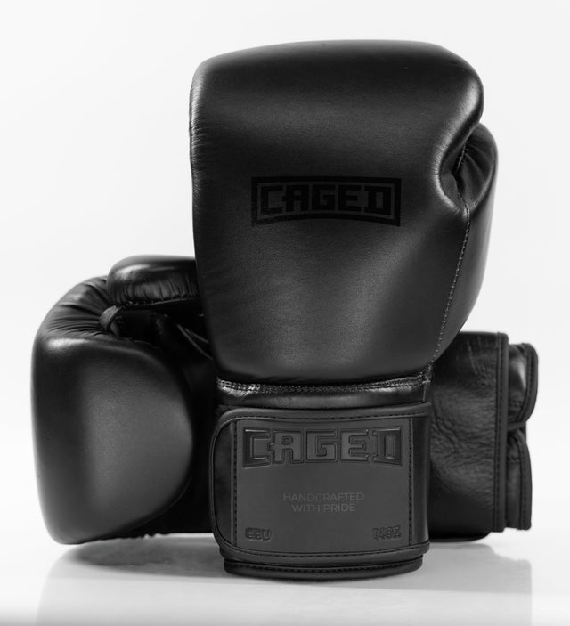 Guantoni da boxe Caged 'X' Series – Nero/Nero – Guantoni da boxe