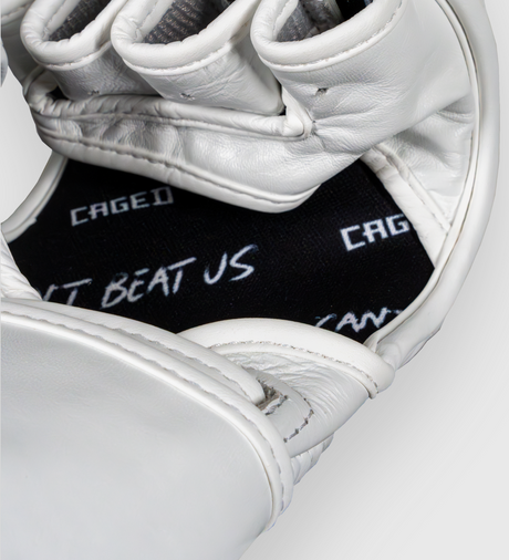 Gants de MMA Caged X Series Sparring – Blanc/Blanc