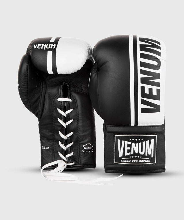 Venum Shield Pro Boxhandschuhe – Schwarz/Weiß