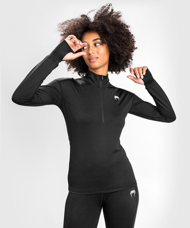 Venum Long Sleeves Essential – Schwarz