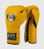 Guantes de boxeo Cleto Reyes con cordones – Amarillo – Guantes de boxeo
