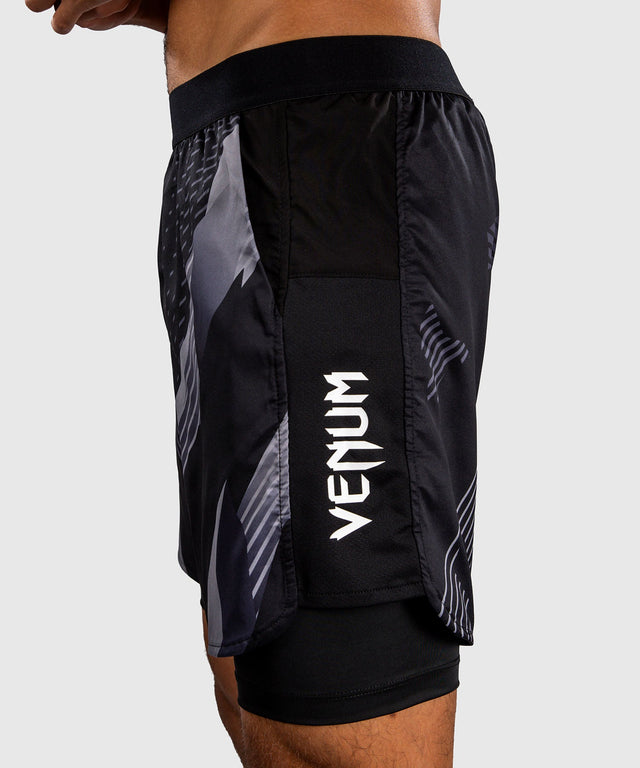 Pantaloncini a compressione Venum No-Gi 6.0 – Nero/Bianco