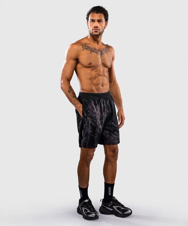 Shorts d'entraînement Venum Rage & Workout – Noir/Gris