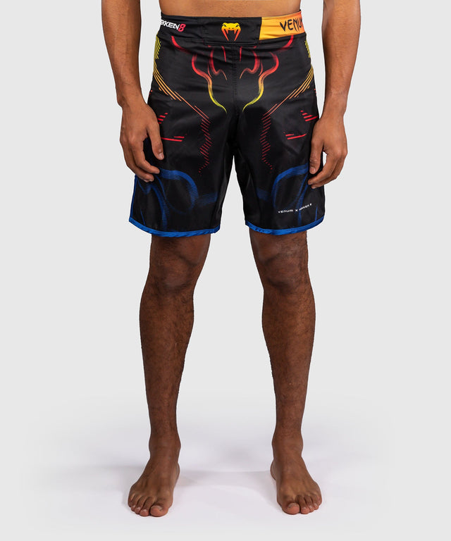 Venum MMA-Shorts x TEKKEN 8 Yoshimitsu – Schwarz/Orange