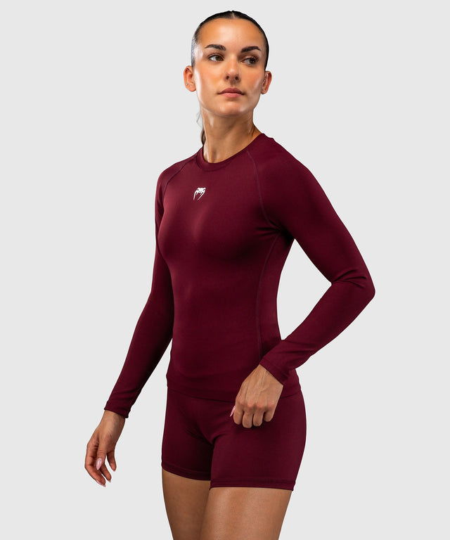 Rashguard Venum Aero XT Manches longues – Prune