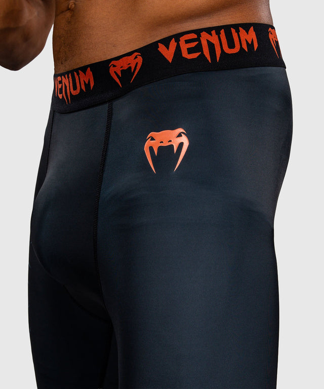 Venum Kompressionsshorts Thunder Dragon – Schwarz/Grau/Kupfer