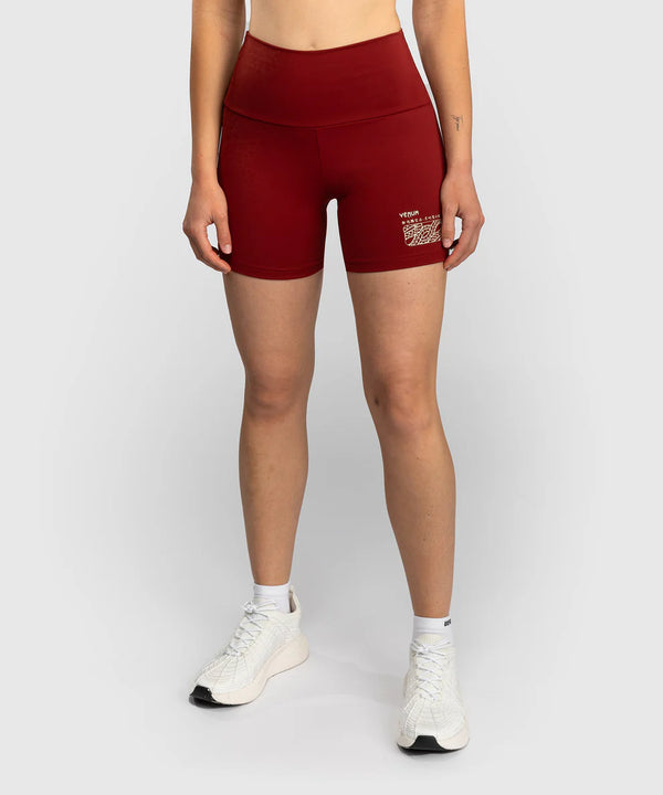 Venum Damen-Shorts Serpenti - Burgunderrot