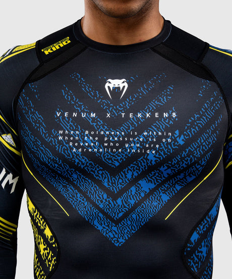 Venum Rashguard TEKKEN 8 King – Negro/Amarillo – foto 4
