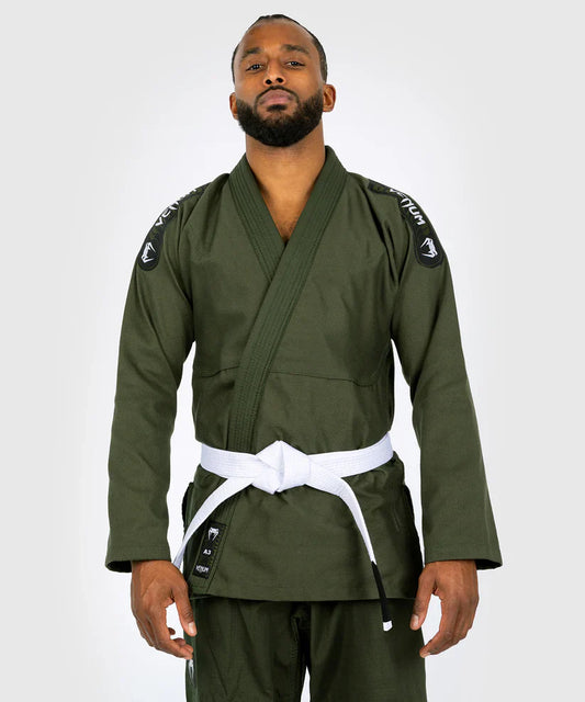 Kimono de JJB Gi 'First' - Kaki avec ceinture blanche