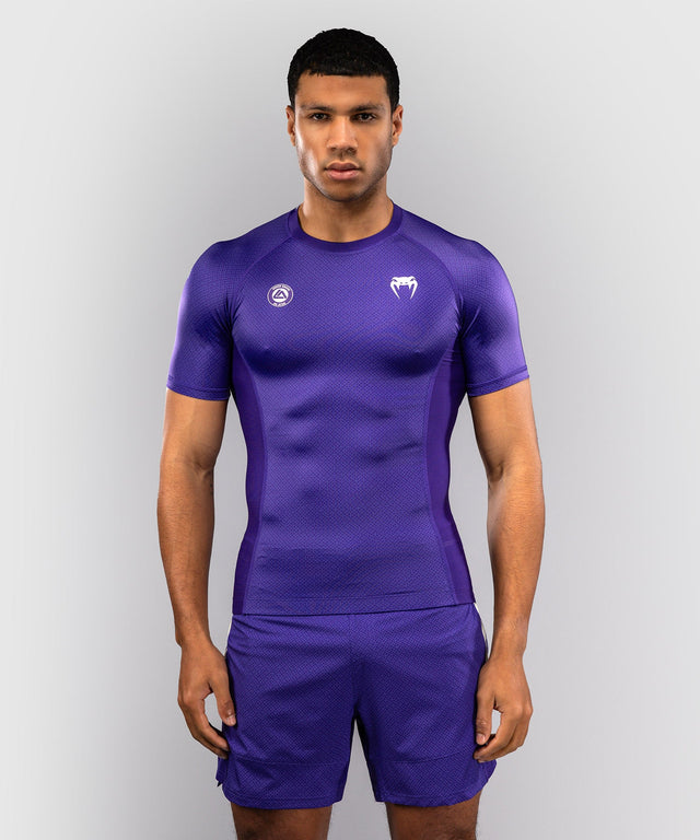 Rashguard Venum x Roger Gracie Academy Maniche Corte – Viola