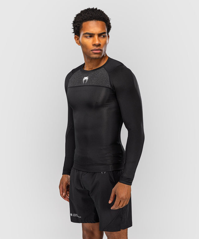 Venum Rashguard G-Fit Scale Lange Mouwen - Zwart