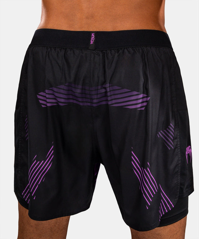 Pantaloncini a compressione Venum No-Gi 6.0 – Nero/Viola