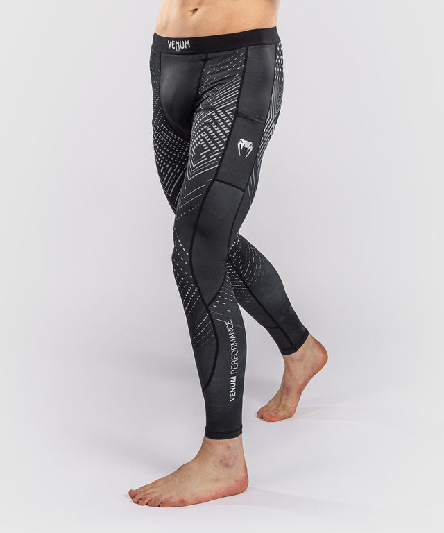 Mallas de compresión Venum Midnight Fury – Negro/Gris/Plata