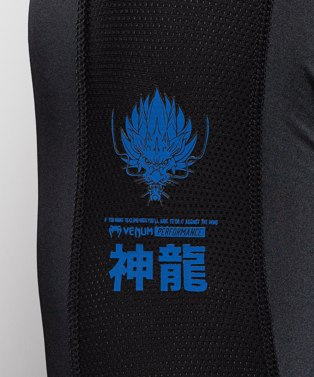 Rashguard Venum Thunder Dragon Manga Larga – Negro/Azul Real
