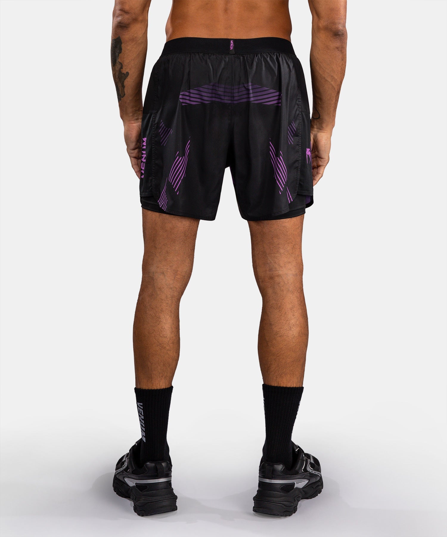 Pantaloncini a compressione Venum No-Gi 6.0 – Nero/Viola